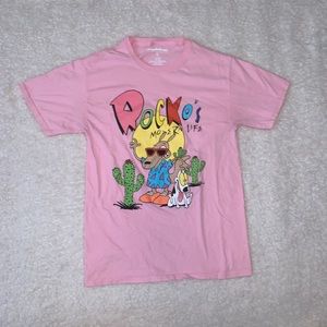 Pink Rocko’s graphic tee